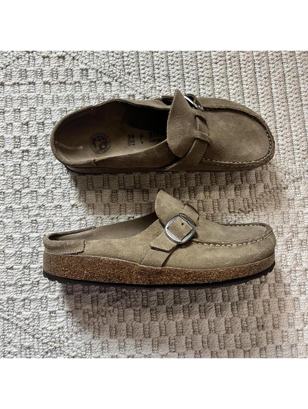 Birkenstock Buckley Suede Clogs - Picture 2 of 7